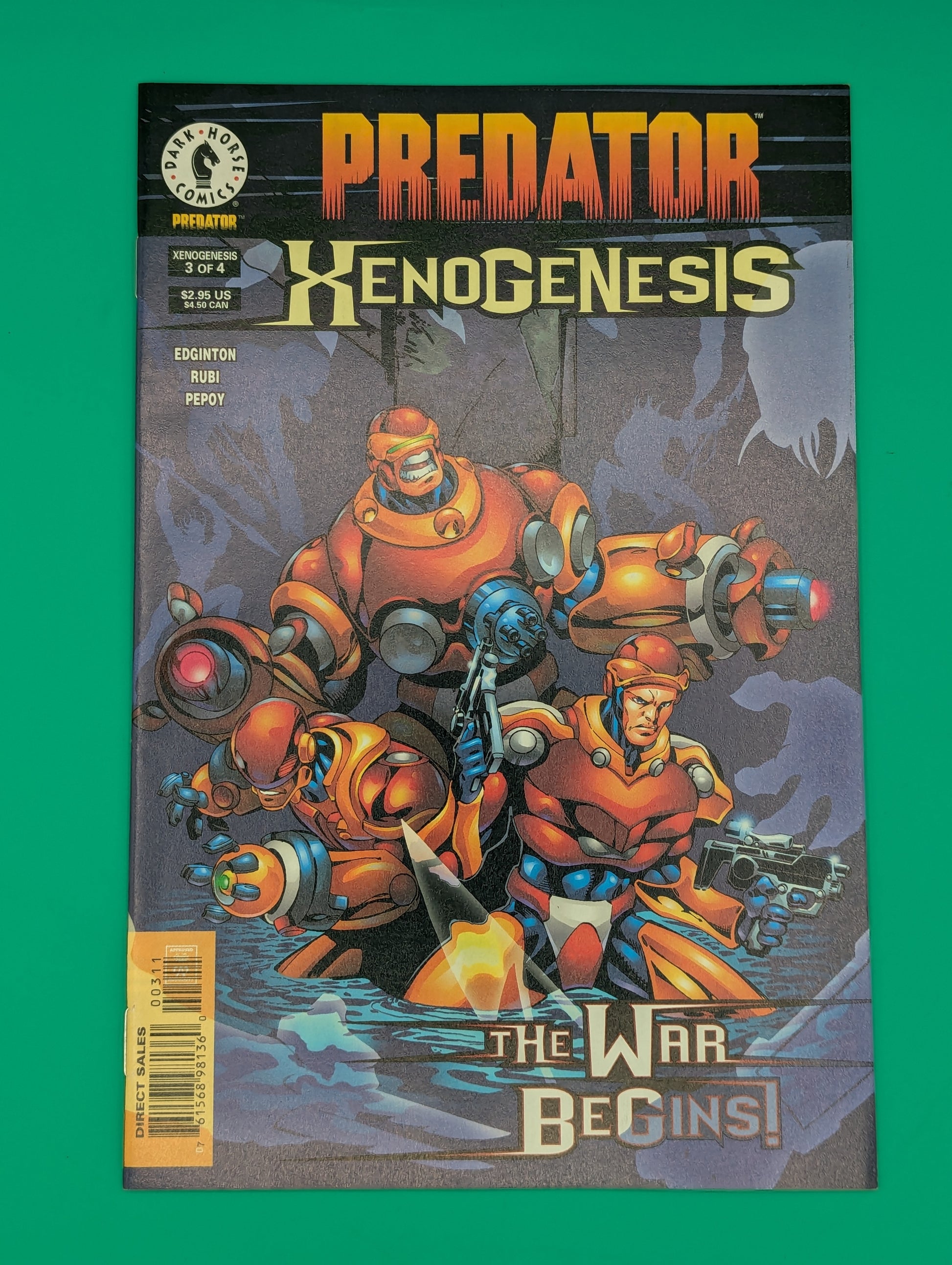 Predator: Xenogenesis #3 of 4 (1999) - Dark Horse Comics Collectibles:Comic Books & Memorabilia:Comics:Comics & Graphic Novels JJJambers Vintage Vault   