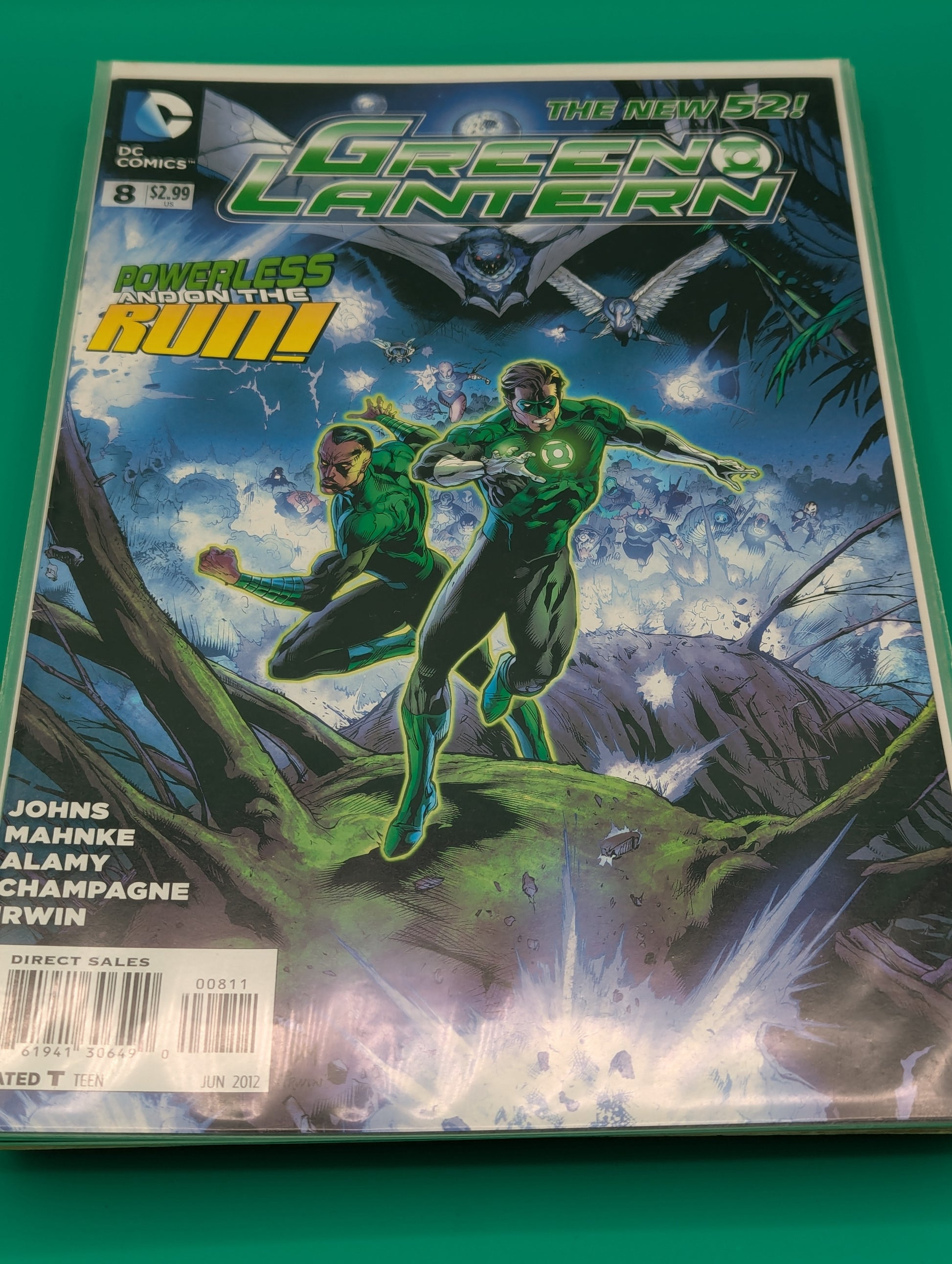 Green Lantern, New 52 #8 (2011) - DC Comics Collectibles:Comic Books & Memorabilia:Comics:Comics & Graphic Novels JJJambers Vintage Vault   