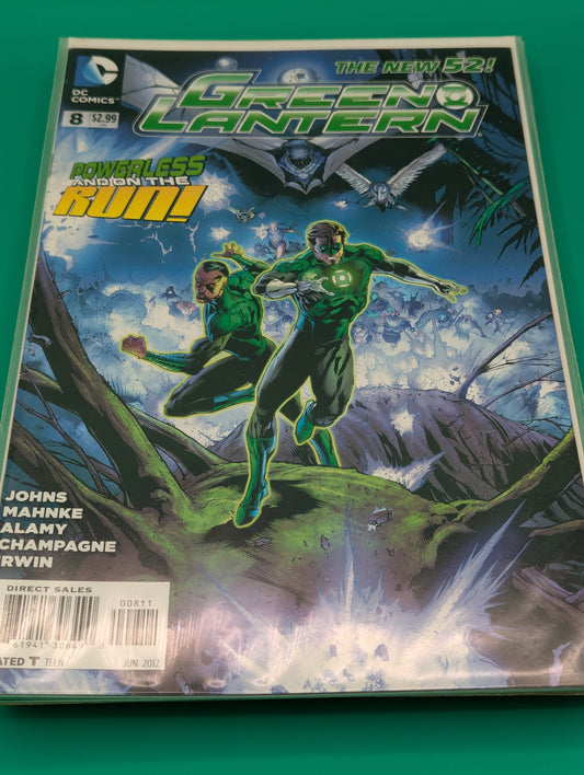 Green Lantern, New 52 #8 (2011) - DC Comics Collectibles:Comic Books & Memorabilia:Comics:Comics & Graphic Novels JJJambers Vintage Vault   