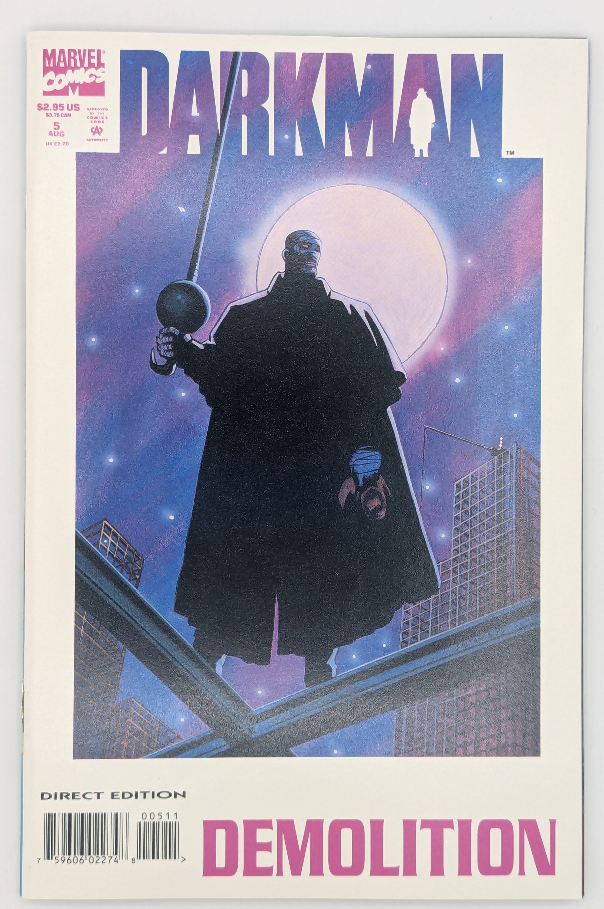 Darkman #5 (1993) - Marvel Comic Collectibles:Comic Books & Memorabilia:Comics:Comics & Graphic Novels JJJambers Jamboree