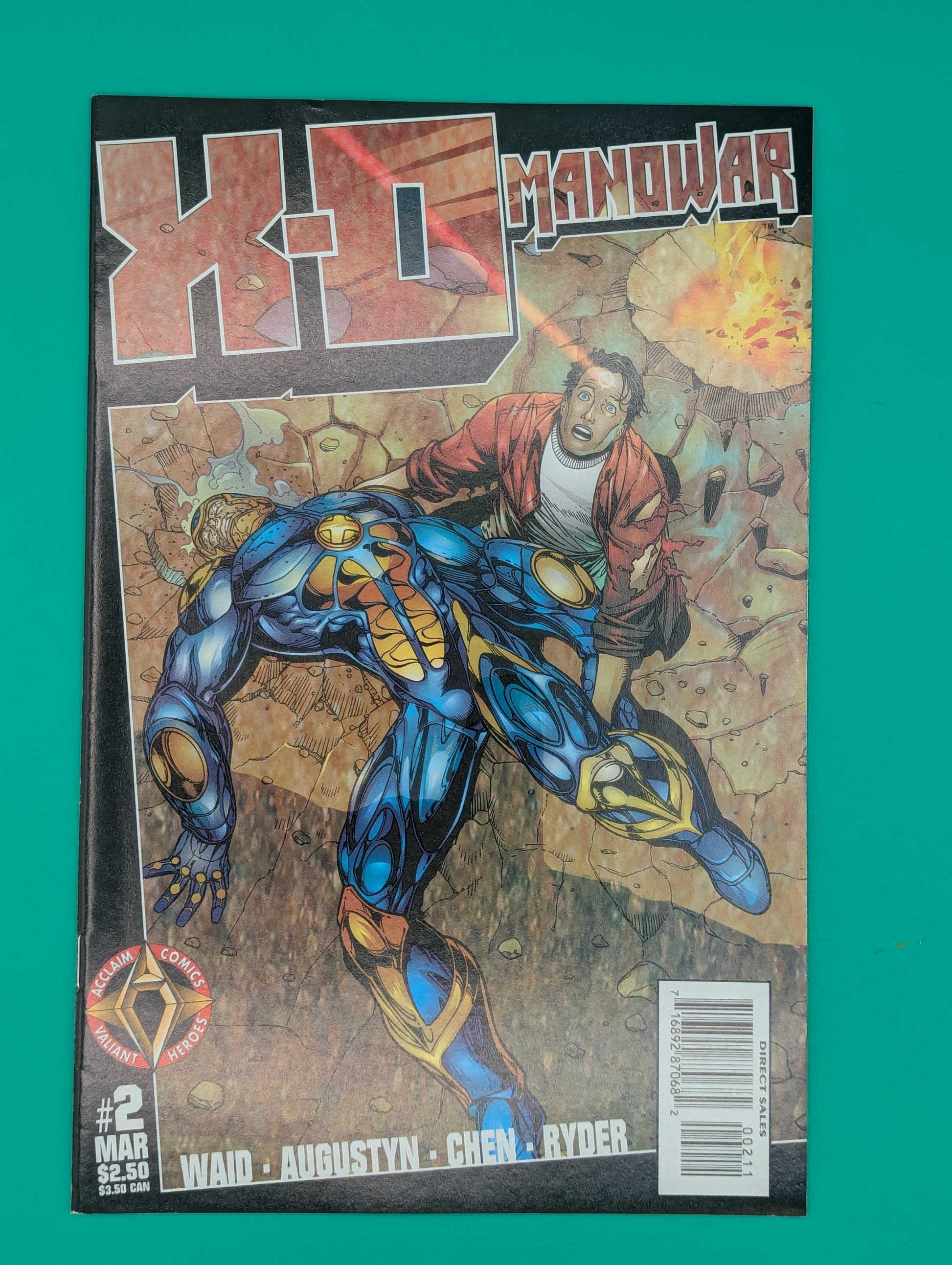 X-O Manowar Vol. 2 #2 (1997) - Acclaim/Valiant Comic Collectibles:Comic Books & Memorabilia:Comics:Comics & Graphic Novels JJJambers Jamboree
